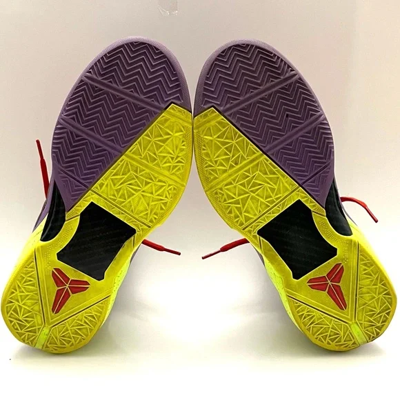 Nike Zoom Kobe 7 VII GS 7Y Christmas Cheetah Purple 505399-500 Women’s Size 8.5 - Picture 11 of 16